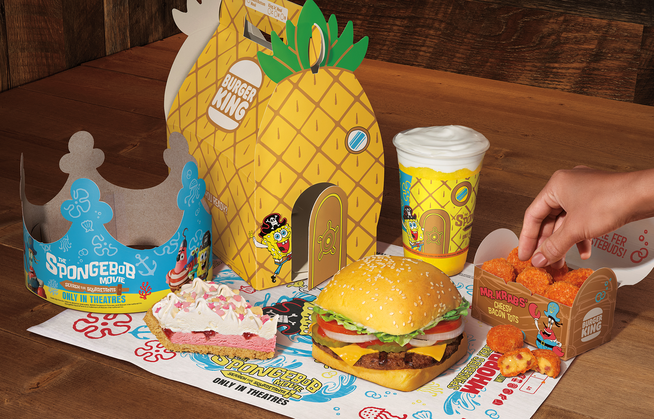 Burger King® Invites Guests to Dive Into a Sea of Flavor with All-New SpongeBob™ Movie Menu
